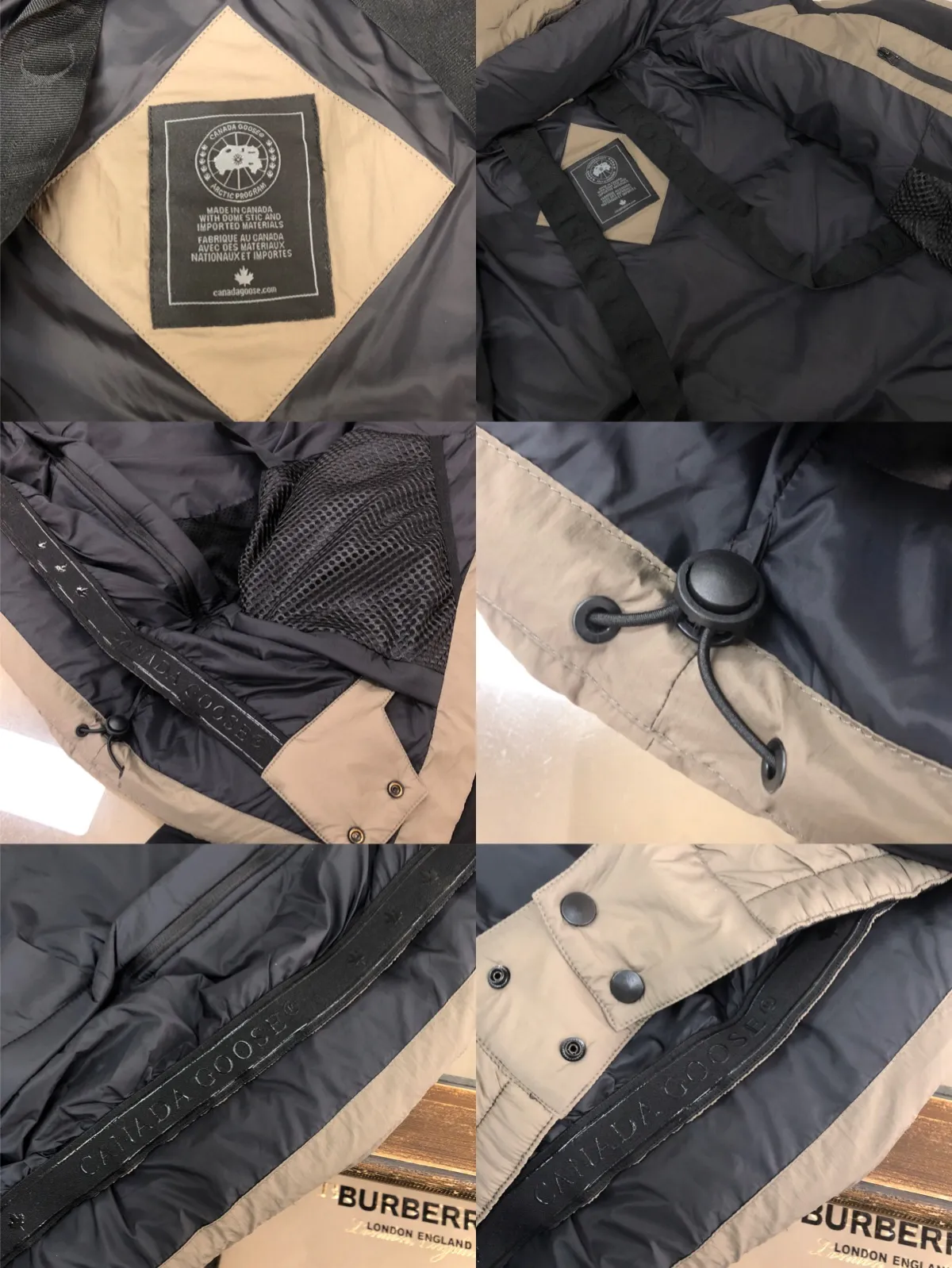 P1020 𝘾𝘼𝙉𝘼𝘿𝘼 𝙂𝙊𝙊𝙎𝙀/Canada Goose Down Jacket Bakery Couple Style 3M Reflective Black Label Parka/Junction Parka is made of CORDURA@'s super-soft EnduraLuxe fabric, which enhances the durability of easy-to-wear parts, making it lightweight and durable. 360-degree reflective strips on the hood improve visibility in low-light environments. 90 white duck down ~ There are also straps inside so that the jacket can be placed on the shoulders to free up hands. The down placket is designed with invisible snap buttons on the two-way zipper to prevent wind and keep warm. Unzipping the zipper from the bottom can increase the range of motion or improve breathability ~ Ribbed knitted cuffs increase comfort and lock in heat, and the hem has an internal drawstring to block cold wind [Wide version] A-line silhouette ➕ Bread suit tailoring design, the wide OS style can cover all body defects and also brings a sense of handsomeness! ! Color: Black Brown Size: XS S M L XL XXL